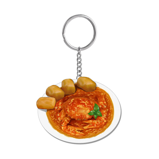 Chilli Crab Keychain