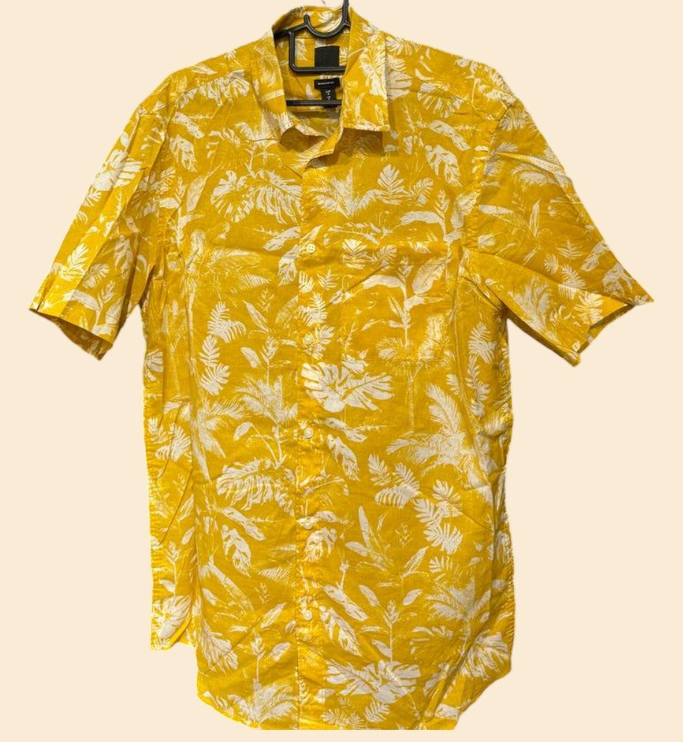 H&M MEN'S SUMMER HAWAIIAN BUTTON SHIRT