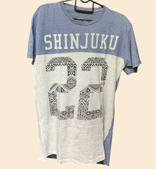 SHEIN'S SHINJUKU WHITE GRAPHIC TEE